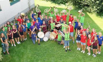 50 Jungmusiker aus dem Bezirk Braunau bei Jugend-Musikcamp in Bayern