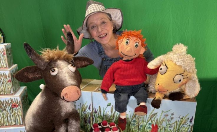 „Fritzis Abenteuer auf dem Bauernhof“ für die kleinen Besucher (Foto: Josefine Merkat)