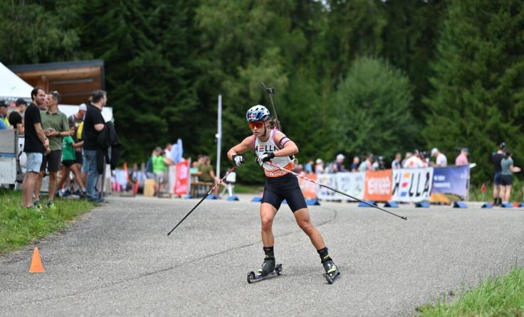 Topstar Anna Gandler beim Einzelwettkampf am Freitag (Foto: Alexander Weber/ÖSV)
