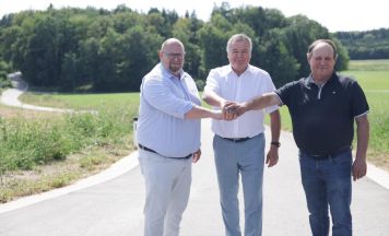 Laubenbachstraße zwischen Franking und St. Pantaleon fertig saniert