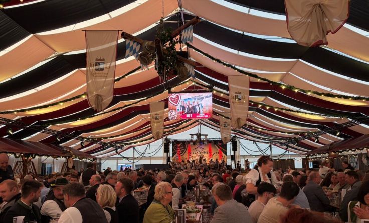 Das Oktoberfest wird heuer erstmals im neuen ZeilerZelt gefeiert. (Foto: Tips/antlinger)
