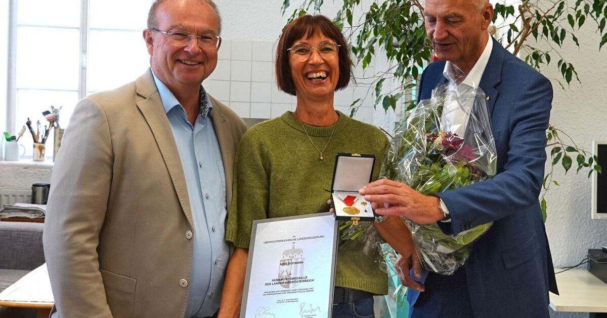 Humanitätsmedaille für Nina Hofmann aus Schalchen