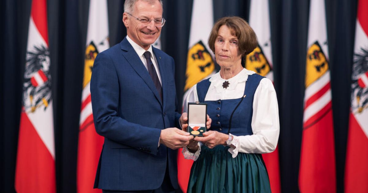 Golden Culture Medal for Herlinde Scharinger from Geretsberg