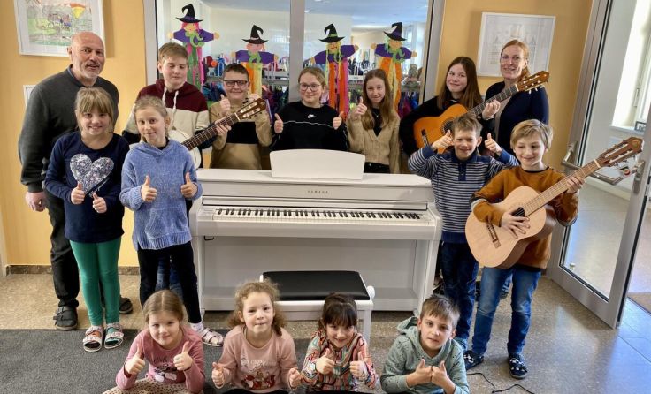 Musikinstrumente für Vorderweißenbach (Foto: Elternverein Vorderweißenbach)