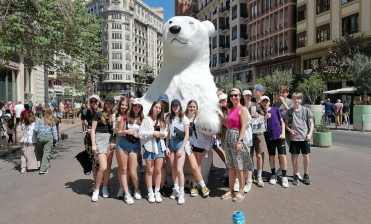 Schüler der MS St. Martin reisten nach Valencia. (Foto: MS St. Martin i.M.)