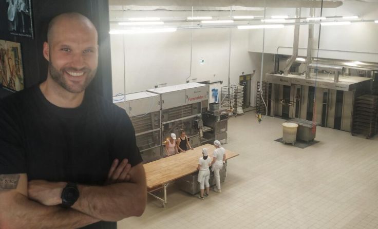 Einblick in die Erlebnisbäckerei - hier die Produktionsstätte. (Foto: Jacky Stitz)