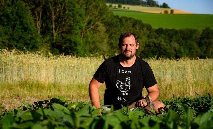 Landwirt Christian Gierlinger aus Gramastetten. (Foto: Andreas Baumgartner)