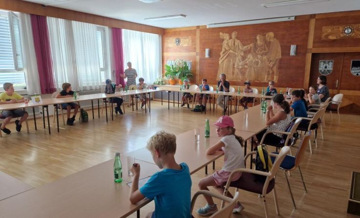 Gallneukirchner Schüler spiel(t)en Gemeinderat. (Foto: Seidl)