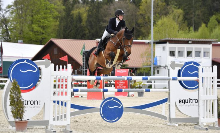 Absprungbereit: Janine Ahrer (Foto: Sibil Slejko)