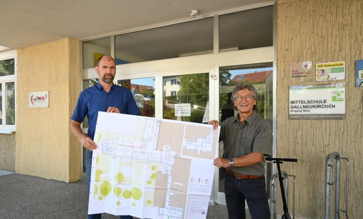 Pläne zur Schulsanierung - heuer geht es damit noch los. (Foto: Gemeinde)