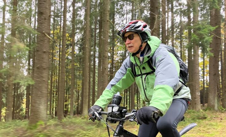 Sportlich unterwegs: Roland Arbeithuber von der Sportunion Geng, Gemeinde Eidenberg. (Foto: Privat)
