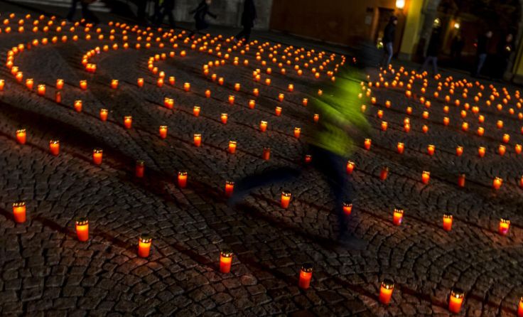 Nacht der 1000 Lichter am 31. Oktober in Vorderweißenbach. (Foto: Vanessa Weingartner)
