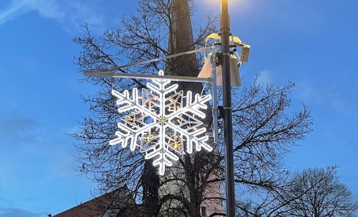 Weihnachtsbeleuchtung in Zwettl/Rodl: ja oder nein, das ist hier die Frage. (Foto: SPÖ Zwettl)