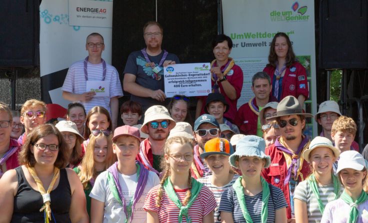 Die Pfadfinder aus Gallneukirchen und Engerwitzdorf. (Foto: PPOÖ/Rupert Asanger)