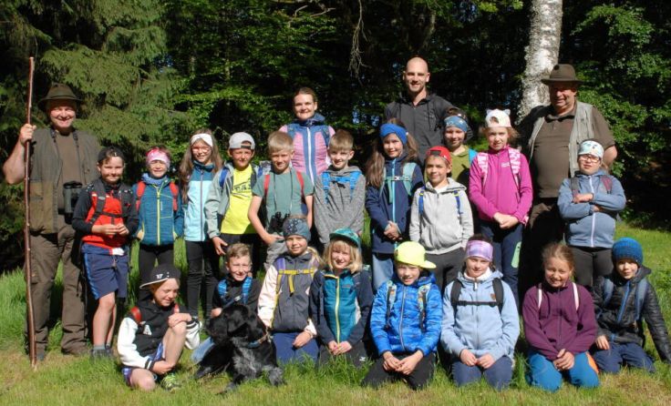 Volksschule Eidenberg – ein Tag mit den Jägern (Foto: Jagd Eidenberg)