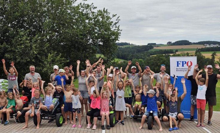 Riesengaudi bei schönstem Wetter beim Ferienspiel der FPÖ-Altenberg. (Foto: FPÖ UU)