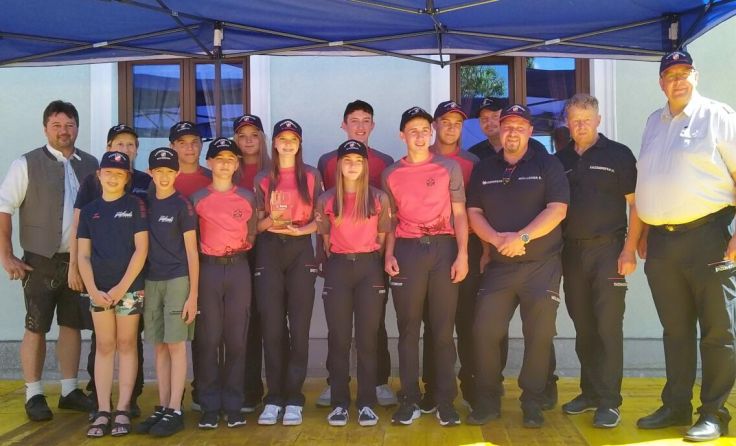 Die FF-Jugend Schönegg hat in der Kategorie Silber den zweiten Rang gewonnen. (Foto: FF Schönegg)