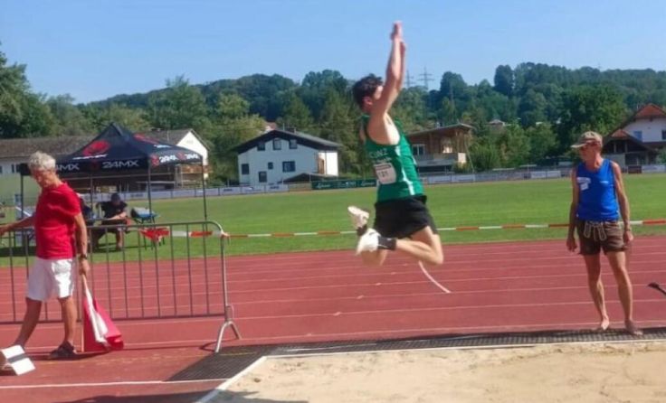 Markus Birngruber erfolgreich beim Weitsprung. (Foto: privat)