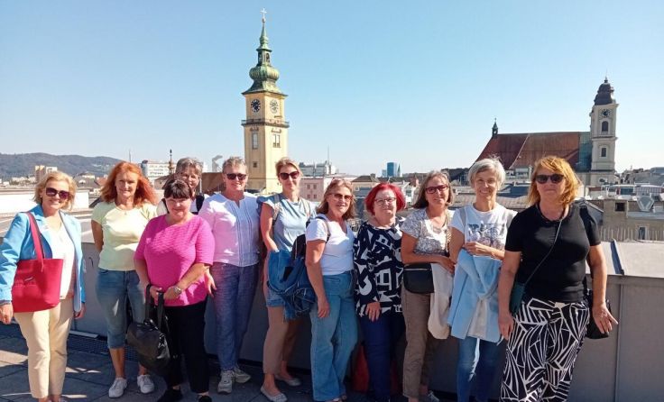 Das Volksbildungswerk Walding organisierte eine Stadtführung in Linz. (Foto: Ingrid Plakolm)