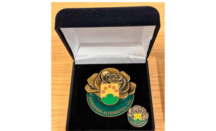 Altenberger Ehrenrose (Foto: Marktgemeinde Altenberg)