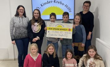 Neußerlinger Kinderchor sammelte für die OÖ Kinderkrebshilfe