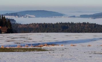 Leserfoto zeigt winterliches Nebelmeer in Schenkenfelden