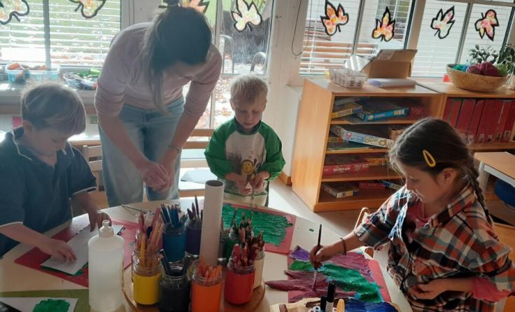Ergotherapie direkt in zwei Kindergärten in Feldkirchen. (Foto: Kindergarten Hauptstraße/Lehner)