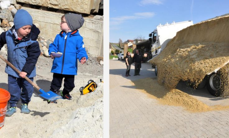Sand für Sandkisten gibt es am 27. März, 15 bis 17 Uhr, in Tumbach 1. (Foto: Hans Dumfarth)