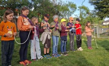 Pfadfindergruppe Gallneukirchen-Engerwitzdorf bereitet sich auf das Regionalspiel vor