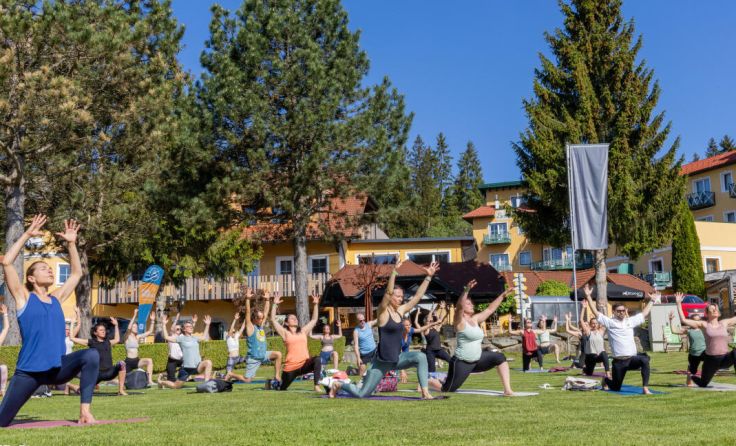 Hotel Guglwald als Treffpunkt für Yoga-Begeisterte (Foto: Manuel Sentz)