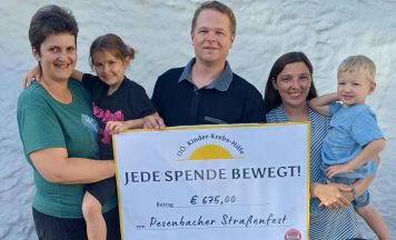 Straßenfest in Pesenbach unterstützt OÖ. Kinder-Krebs-Hilfe