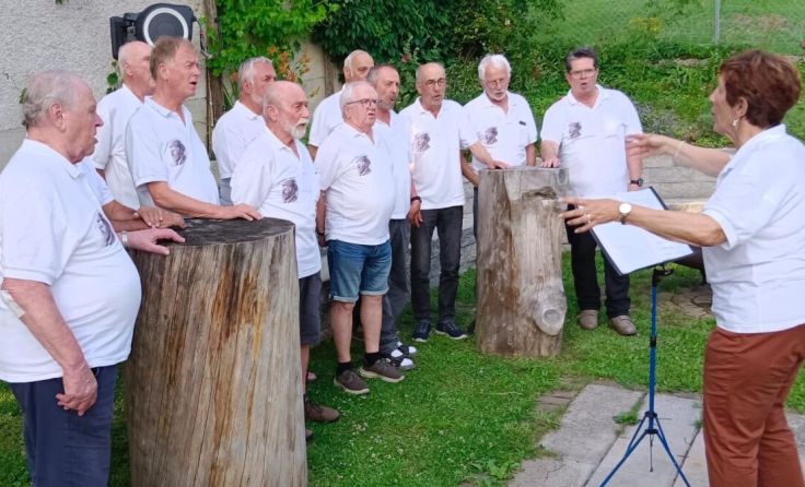 Männergesangsverein Schnopfhagen Liederkranz zeichnet Mitglieder aus. (Foto: privat)