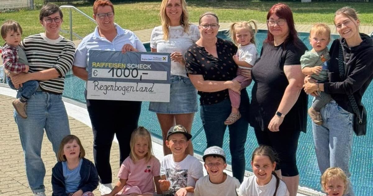 Generous donation from Regenbogenland for the Schenkenfelden outdoor ...