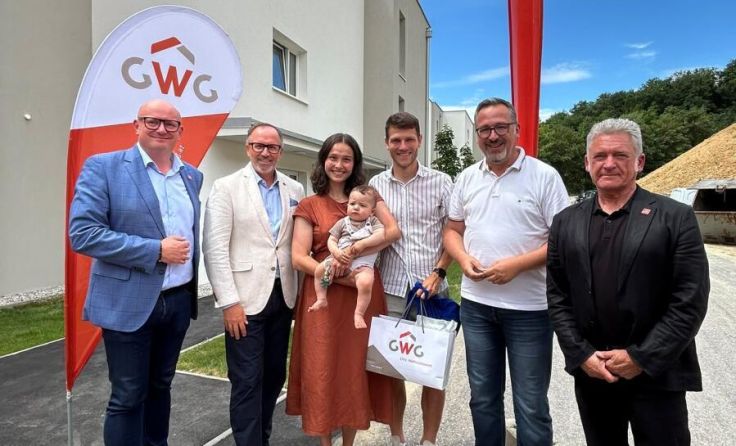 Neue GWG-Wohnanlage in der Gemeinde Engerwitzdorf eröffnet. (Foto: GWG Linz)