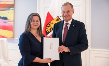 Engerwitzdorferin als Präsidentin der Ziviltechnikerkammer angelobt