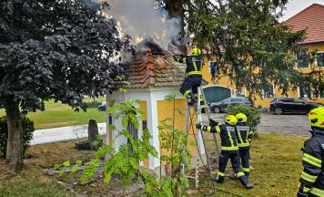 Blitzschlag beschädigt alte Kapelle in Herzogsdorf