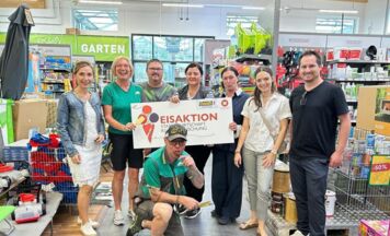 Eis-Aktion in Lichtenberg und Puchenau als Dankeschön für Mitarbeiter