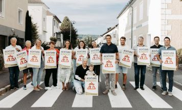 Verkehrssicherheits-Aktion zugunsten der Kinder in Alberndorf geht weiter