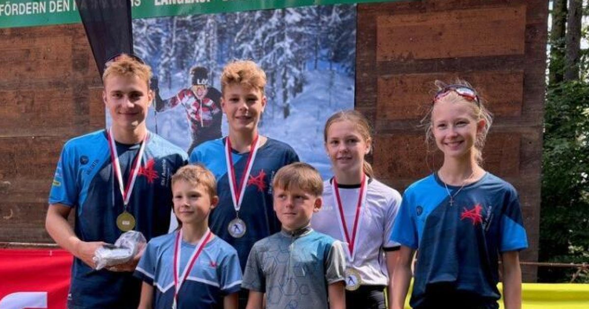 Fünf Medaillen für die SU Eidenberg beim Skiroller-Landescup 