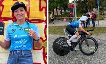 Gallneukirchnerin (46) wurde Zweite beim Ironman 70.3 in Deutschland