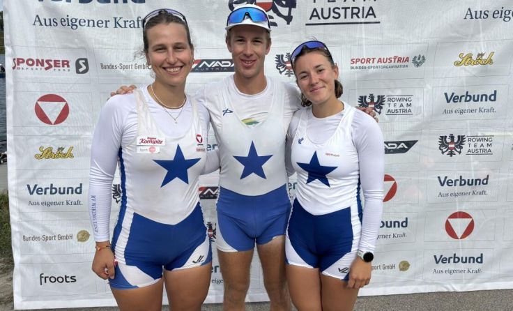 Ruder-Experten (v.l.): Haider, Hultsch, Nagler (Foto: RV Wiking)