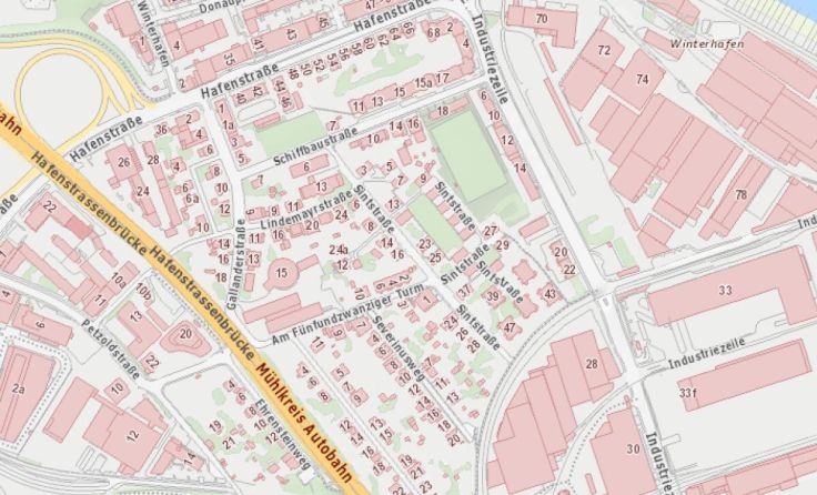 Das Areal im Bereich der Petzoldstraße befindet sich im Wandel. (Foto: www.doris.at/Land OÖ)