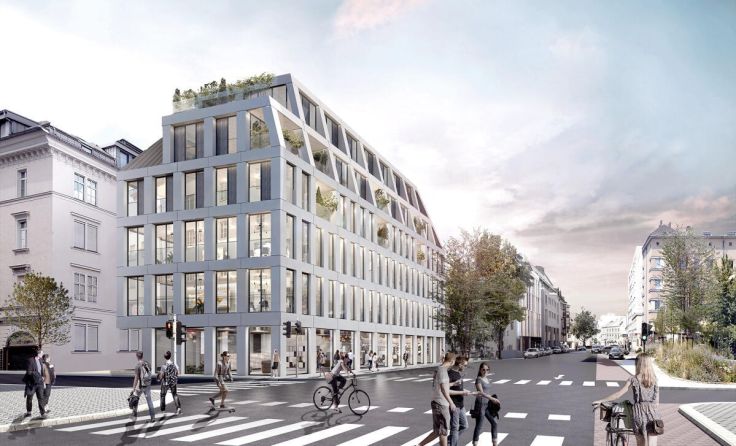 Ein Rendering des Projekts Dametzstraße 12. (Foto: Rendering: Kneidinger ZT GmbH)