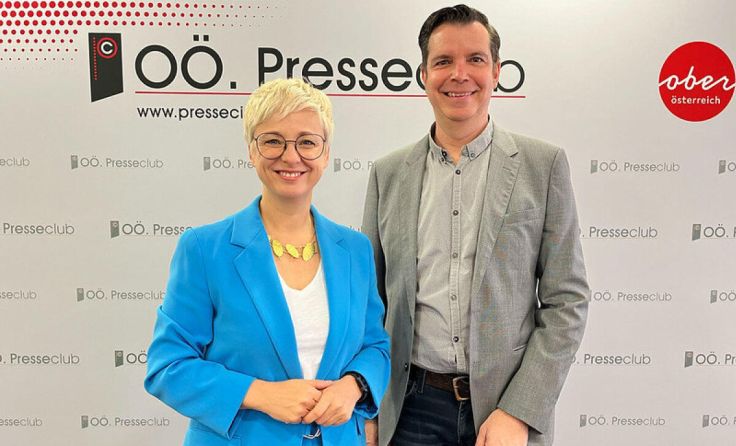 WKOÖ-Präsidentin Doris Hummer und EPU-Sprecher Michael Stingeder. (Foto: WKOÖ)