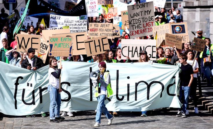 Eine Friday For Future Demonstration am Linzer Hauptplatz 2022. (Foto: Volker Weihbold)