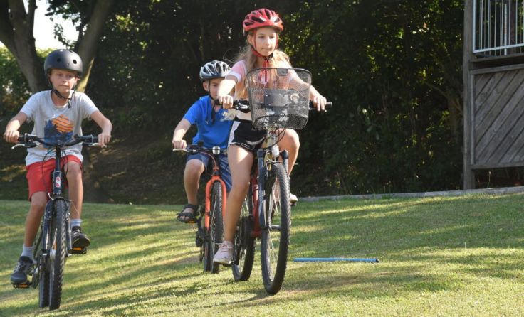 Bikerennen für Kinder (Foto: Naturfreunde Asten)
