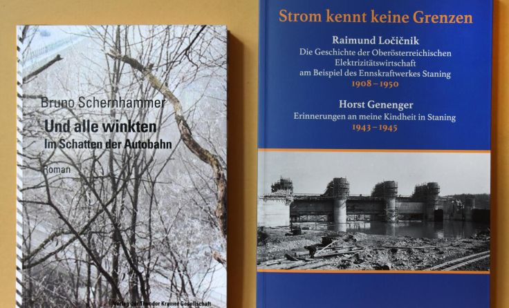 Zwei Bücher werden präsentiert (Foto: Schernhammer, Lo?i?nik)