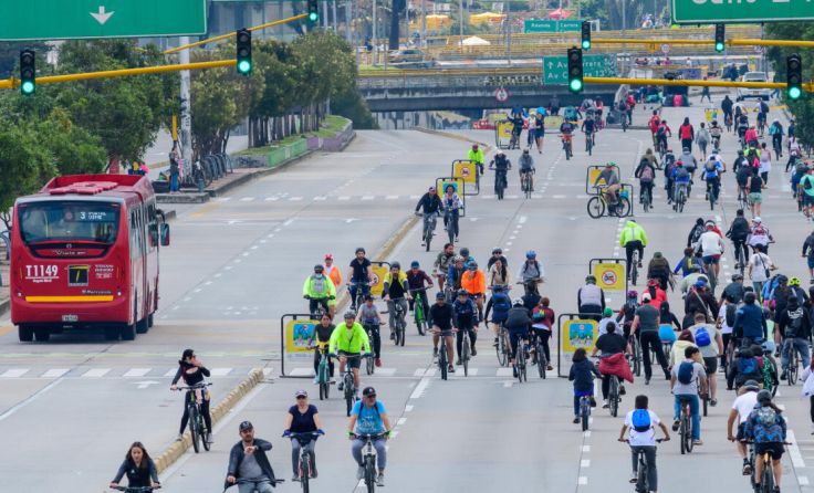 Bei der „Ciclovia“ haben Radfahrer jedes Wochenende freie Fahrt (Foto: Wolfgang Simlinger)