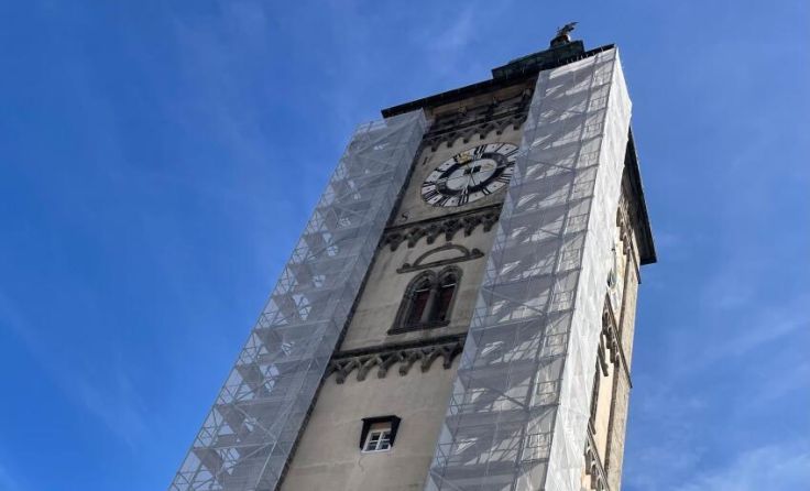 Das Ennser Wahrzeichen wird saniert (Foto: Wolfgang Simlinger)