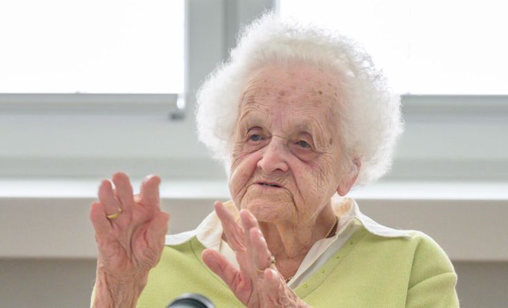 Karoline Podlaha erzählte aus ihrem bewegten Leben (Foto: Wolfgang Simlinger)